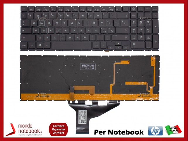 Tastiera Notebook HP Omen 15 DC Retroilluminata Italiana Ricambi Hp