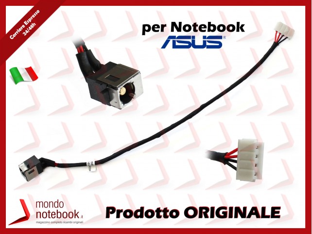 Connettore Di Alimentazione DC Power Jack ASUS X550DP X550ZA X550ZE 4