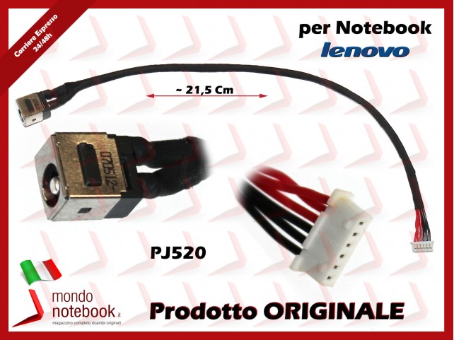 Connettore Di Alimentazione Dc Power Jack Pj Lenovo Ideapad B