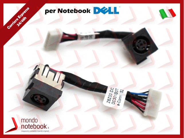 Connettore Di Alimentazione DC Power Jack DELL E6320 G9PG3 Ricambi Hp