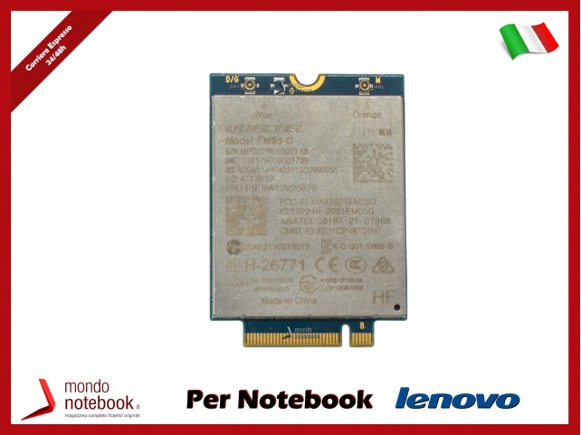 Scheda Wireless WiFi Lenovo P14s T14 L13 Yoga Gen 3 Scheda Wireless WiFi Lenovo P14s T14 L13 Yoga Gen 3