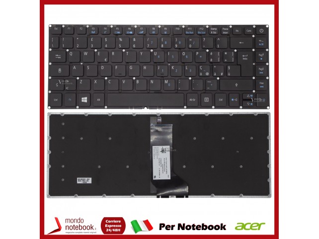 Tastiera Notebook ACER Aspire E14 E5-473 E5-474 E5-475 E5-422 E5-432 Italiana Retroilluminata Tastiera Notebook ACER Aspire E14 E5-473 E5-474 E5-475 E5-422 E5-432 Italiana Retroilluminata