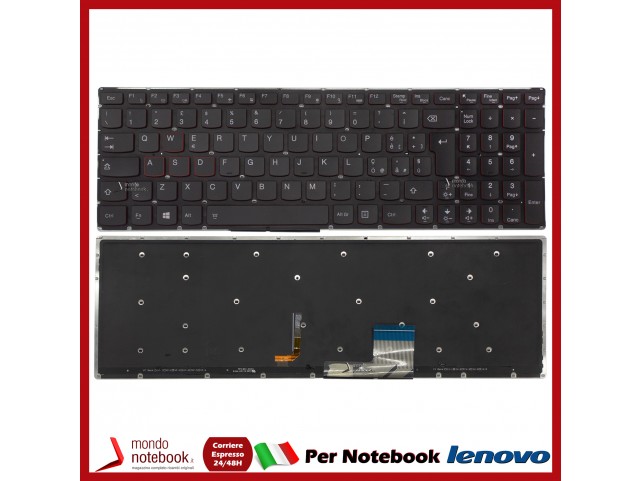 Tastiera Notebook Lenovo U530 U530P U530P-IFI Flex 2 Pro 15 (RETROILLUMINATA) SENZA FRAME Tastiera Notebook Lenovo U530 U530P U530P-IFI Flex 2 Pro 15 (RETROILLUMINATA) SENZA FRAME