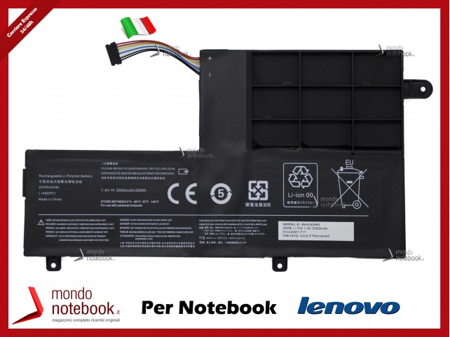 Batteria Compatibile Alta Qualità LENOVO Yoga 500 - 7,4V 3500mAh - L14M2P21 Batteria Compatibile Alta Qualità LENOVO Yoga 500 - 7,4V 3500mAh - L14M2P21