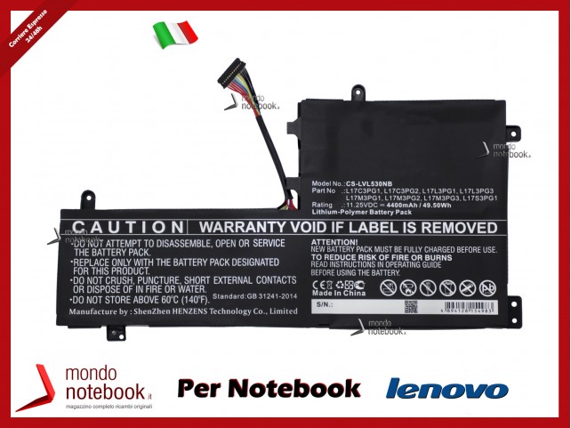 Batteria Compatibile Alta Qualità LENOVO Legion Y530 Y730 Y7000 50WH Li-ion 11.34V 4400 mAh Batteria Compatibile Alta Qualità LENOVO Legion Y530 Y730 Y7000 50WH Li-ion 11.34V 4400 mAh