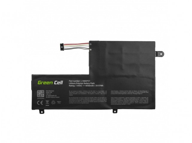 Batteria Compatibile Alta Qualità LENOVO Yoga 500 - 7,4V 4050mAh - L14M2P21 - LE156 Batteria Compatibile Alta Qualità LENOVO Yoga 500 - 7,4V 4050mAh - L14M2P21 - LE156