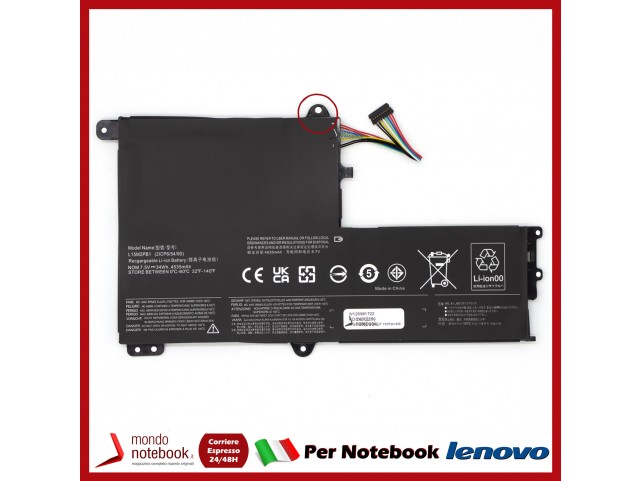 Batteria Compatibile Alta Qualità LENOVO Yoga 500 - 7,4V 4050mAh - L14L2P21 MBXLE-BA0233 Batteria Compatibile Alta Qualità LENOVO Yoga 500 - 7,4V 4050mAh - L14L2P21 MBXLE-BA0233