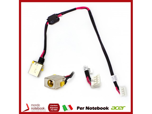 Connettore di Alimentazione DC Power Jack ACER Aspire E5-571 E5-511P V3-572 V3-532 E5-521 E5-551 E5- Connettore di Alimentazione DC Power Jack ACER Aspire E5-571 E5-511P V3-572 V3-532 E5-521 E5-551 E5-