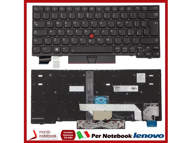 Tastiera Notebook Lenovo Thinpad X13 Gen1 Retroilluminata 5N20V43344 Tastiera Notebook Lenovo Thinpad X13 Gen1 Retroilluminata 5N20V43344