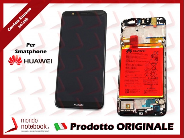 Display LCD con Touch Screen e Batteria Originale Huawei P SMART FIG-LX1 LX2 X3 (FIG-L31) Display LCD con Touch Screen e Batteria Originale Huawei P SMART FIG-LX1 LX2 X3 (FIG-L31)