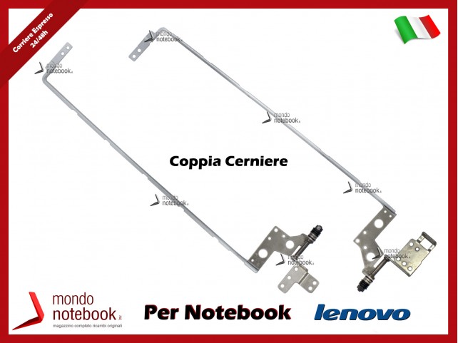 Cerniere Hinges LENOVO IdeaPad 320-15 520-15 IKB ISK AST ABR (Coppia) 5H50N86361 Cerniere Hinges LENOVO IdeaPad 320-15 520-15 IKB ISK AST ABR (Coppia) 5H50N86361