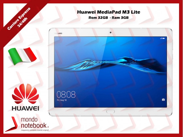 Tablet Huawei MediaPad M3 Lite 32GB (Bianco) Tablet Huawei MediaPad M3 Lite 32GB (Bianco)