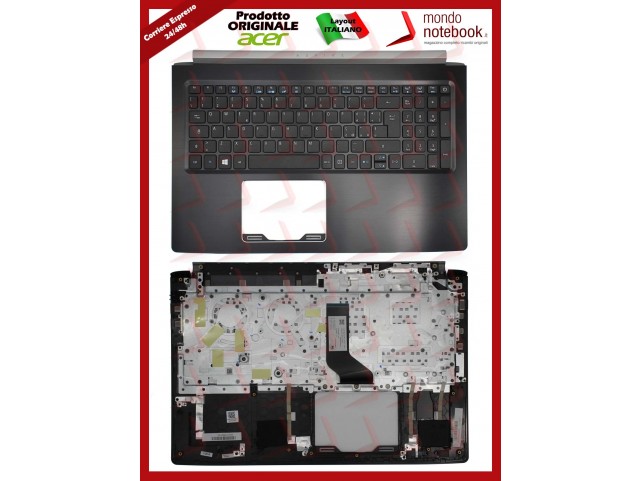 Tastiera con Top Case ACER Aspire A515-41G A515-51 A515-51G (Nera) Layout Italiano Tastiera con Top Case ACER Aspire A515-41G A515-51 A515-51G (Nera) Layout Italiano