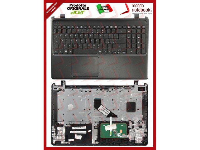 Tastiera con Top Case ACER Aspire E1-522 con Touchpad (Italiana) Tastiera con Top Case ACER Aspire E1-522 con Touchpad (Italiana)