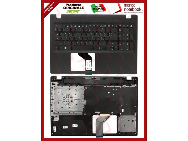 Tastiera con Top Case ACER Extensa 2511 TravelMate TMP257-M Italiana Tastiera con Top Case ACER Extensa 2511 TravelMate TMP257-M Italiana