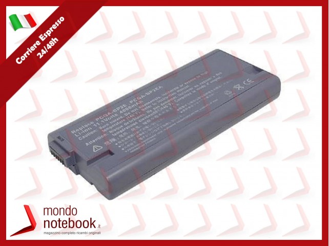 Batteria Compatibile Alta Qualità Sony Vaio PCGA-BP2E 46Wh 6 Cell Li-ion 11.1V 4.1Ah Batteria Compatibile Alta Qualità Sony Vaio PCGA-BP2E 46Wh 6 Cell Li-ion 11.1V 4.1Ah
