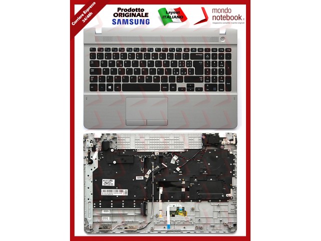 Tastiera con Top Case SAMSUNG Ativ Book 2 270E5 Series Ver. 3.0 Tastiera con Top Case SAMSUNG Ativ Book 2 270E5 Series Ver. 3.0