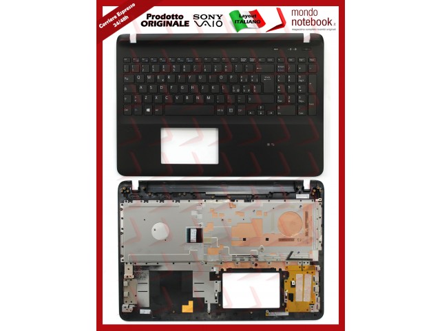 Tastiera con Top Case SONY SVF152 SVF153 SERIES (Nera) Italiana Tastiera con Top Case SONY SVF152 SVF153 SERIES (Nera) Italiana