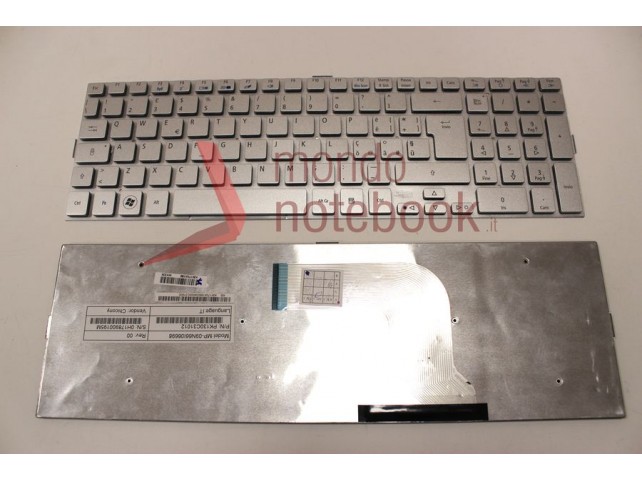 Tastiera Notebook ACER Aspire 5943G 8943G 8950G (SILVER) Tastiera Notebook ACER Aspire 5943G 8943G 8950G (SILVER)