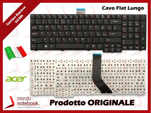 Tastiera Notebook ACER Aspire 7230 7730 7730Z (CON ADESIVI LAYOUT ITA) Tastiera Notebook ACER Aspire 7230 7730 7730Z (CON ADESIVI LAYOUT ITA)