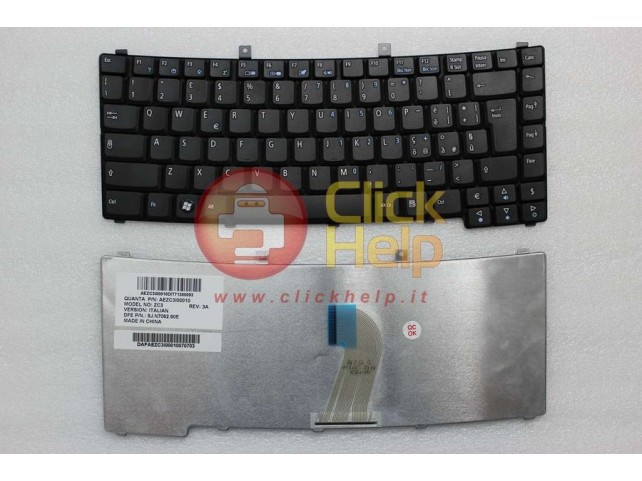 Tastiera Notebook ACER Travelmate 8200 8210 Ferrari 5000 Tastiera Notebook ACER Travelmate 8200 8210 Ferrari 5000