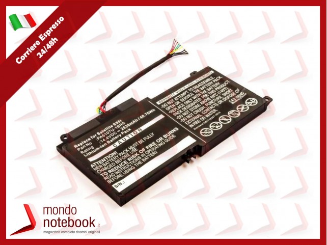 Batteria Compatibile Alta Qualità Toshiba 14.4V 2800mAh Satellite L40 L50 P50 P55 S40 S50 S55 Batteria Compatibile Alta Qualità Toshiba 14.4V 2800mAh Satellite L40 L50 P50 P55 S40 S50 S55