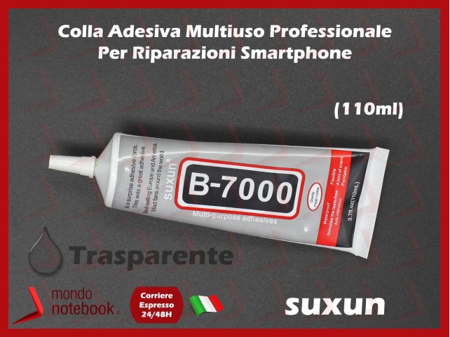 COLLA ADESIVA MULTIUSO T-7000 110 ML RIPARAZIONE DISPLAY TOUCH SCREEN  SMARTPHONE 6427203994976