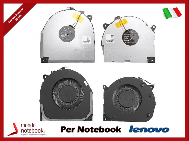 Ventole Dual Fan Lenovo Legion Y540-15IRH (Coppia Ventole) 5F10S13886 Ventole Dual Fan Lenovo Legion Y540-15IRH (Coppia Ventole) 5F10S13886
