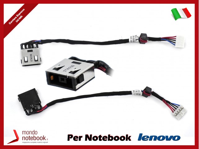 Connettore di Alimentazione DC Power Jack LENOVO E50-70 - DC30100U300 Connettore di Alimentazione DC Power Jack LENOVO E50-70 - DC30100U300