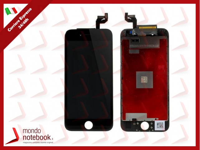 DISPLAY LCD RETINA PER APPLE IPHONE 6S TOUCH SCREEN FRAME VETRO NERO TIANMA DISPLAY LCD RETINA PER APPLE IPHONE 6S TOUCH SCREEN FRAME VETRO NERO TIANMA