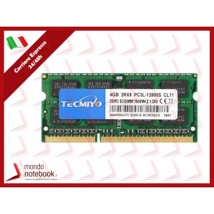 DDR 3 x NB SO-DIMM TECMIYO 4Gb 1600Mhz - B08BYGLWTH