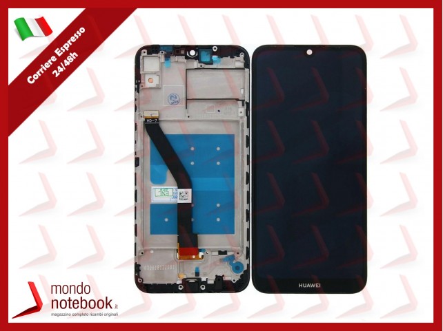 DISPLAY FRAME PER HUAWEI Y6 2019 HONOR 8A MRD-LX1 LX2 TOUCH SCREEN SCHERMO NERO DISPLAY FRAME PER HUAWEI Y6 2019 HONOR 8A MRD-LX1 LX2 TOUCH SCREEN SCHERMO NERO