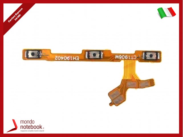 FLAT TASTI LATERALI VOLUME TASTO POWER ON OFF ACCENSIONE PER HUAWEI P SMART 2019 FLAT TASTI LATERALI VOLUME TASTO POWER ON OFF ACCENSIONE PER HUAWEI P SMART 2019