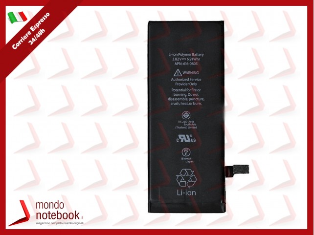 BATTERIA DI RICAMBIO PILA PER IPHONE 6 6G 1810 mAh BATTERIA DI RICAMBIO PILA PER IPHONE 6 6G 1810 mAh