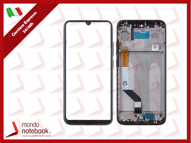DISPLAY TOUCH SCREEN + FRAME PER XIAOMI REDMI NOTE 7 / 7 PRO SCHERMO ASSEMBLATO DISPLAY TOUCH SCREEN + FRAME PER XIAOMI REDMI NOTE 7 / 7 PRO SCHERMO ASSEMBLATO