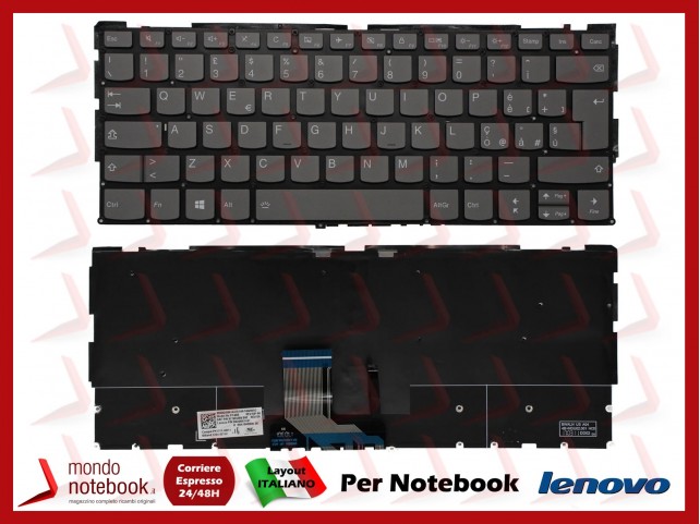Tastiera Notebook Lenovo 720S-14 italiana retroilluminata Tastiera Notebook Lenovo 720S-14 italiana retroilluminata