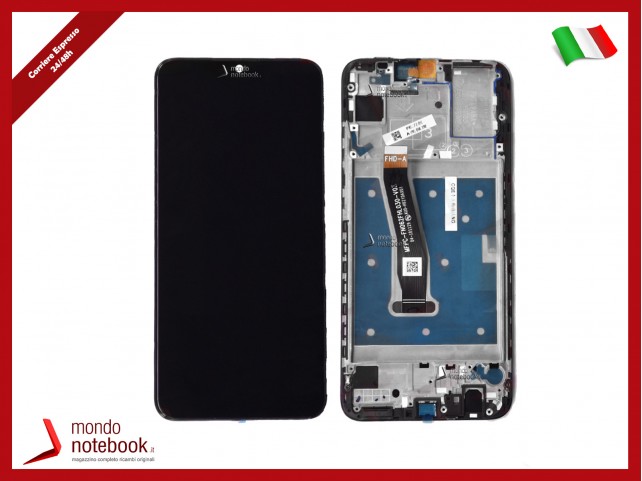 DISPLAY LCD FRAME PER HUAWEI P SMART PLUS 2019 POT-LX1T TOUCH SCREEN VETRO NERO DISPLAY LCD FRAME PER HUAWEI P SMART PLUS 2019 POT-LX1T TOUCH SCREEN VETRO NERO