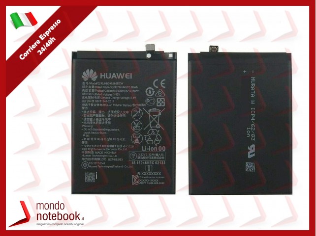 BATTERIA HB396286ECW PER HUAWEI P SMART 2019 HONOR 10 LITE 3400 MAh BATTERY BATTERIA HB396286ECW PER HUAWEI P SMART 2019 HONOR 10 LITE 3400 MAh BATTERY