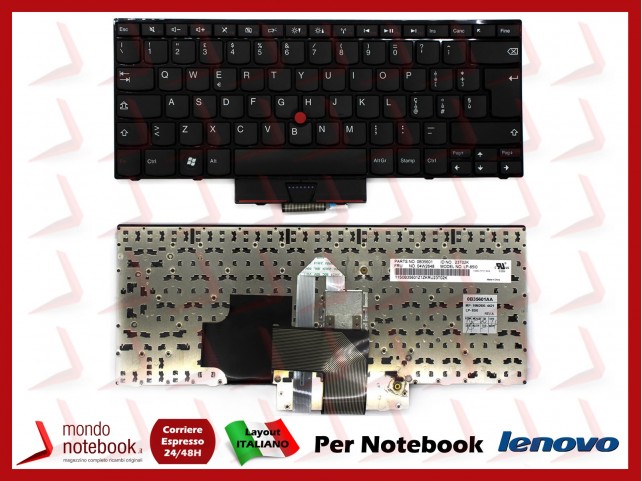 Tastiera LENOVO ThinkPad Edge E320 E325 E420 E420s E425 04W0817 Italiana Tastiera LENOVO ThinkPad Edge E320 E325 E420 E420s E425 04W0817 Italiana