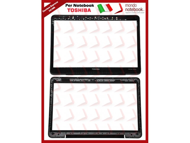 Bezel Cornice LCD TOSHIBA Satellite A500 500D (NERA E GRIGIA) - USATA Bezel Cornice LCD TOSHIBA Satellite A500 500D (NERA E GRIGIA) - USATA