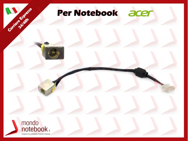 Connettore di Alimentazione DC Power Jack PJ476 ACER Aspire 4250 5349 4739 4349 5349 5349 Connettore di Alimentazione DC Power Jack PJ476 ACER Aspire 4250 5349 4739 4349 5349 5349