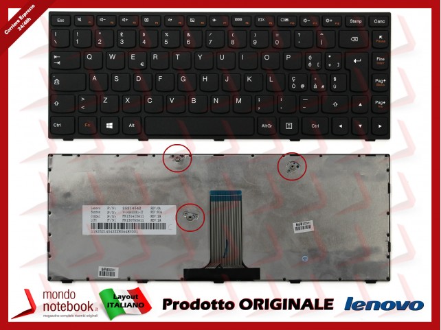 Tastiera Notebook Lenovo IdeaPad Flex 2 14 Tastiera Notebook Lenovo IdeaPad Flex 2 14