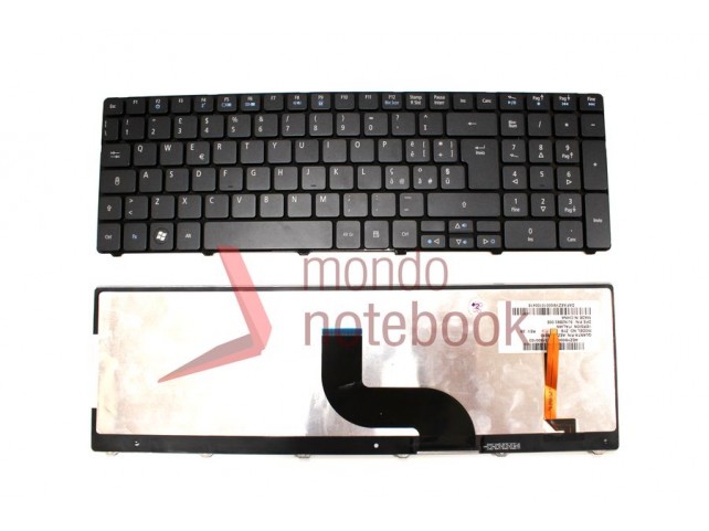 Tastiera Notebook ACER Aspire 5810T 5750G (RETROIILLUMINATA) Tastiera Notebook ACER Aspire 5810T 5750G (RETROIILLUMINATA)