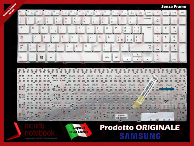 Tastiera Notebook SAMSUNG 370R5e 15.6 Tastiera Notebook SAMSUNG 370R5e 15.6