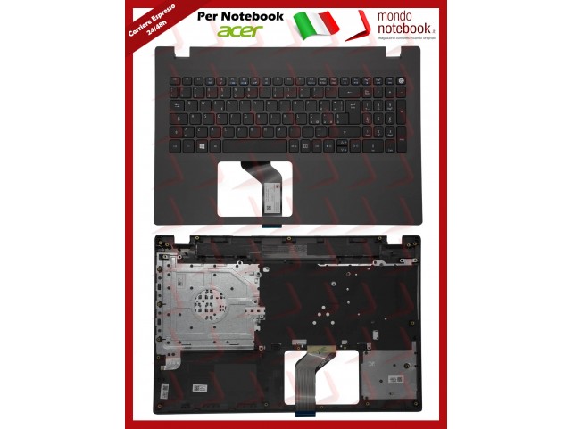 Tastiera con Top Case ACER Aspire E5-574 E5-574G E5-574T Italiana Grey Tastiera con Top Case ACER Aspire E5-574 E5-574G E5-574T Italiana Grey