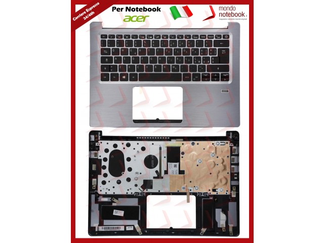 Tastiera con Top Case ACER Swift SF314-41 SF314-54 SF314-56 SF314-58 Italiana (Silver) Italiana Tastiera con Top Case ACER Swift SF314-41 SF314-54 SF314-56 SF314-58 Italiana (Silver) Italiana