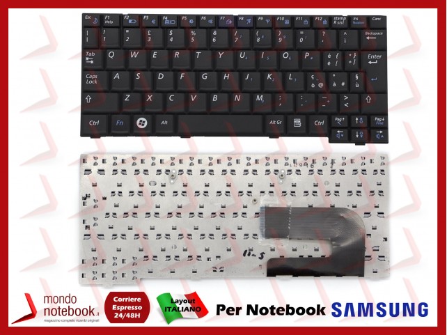 Tastiera Notebook SAMSUNG NP-NC10 NP-N110 NP-N130 NP-N140 (NERA) Tastiera Notebook SAMSUNG NP-NC10 NP-N110 NP-N130 NP-N140 (NERA)