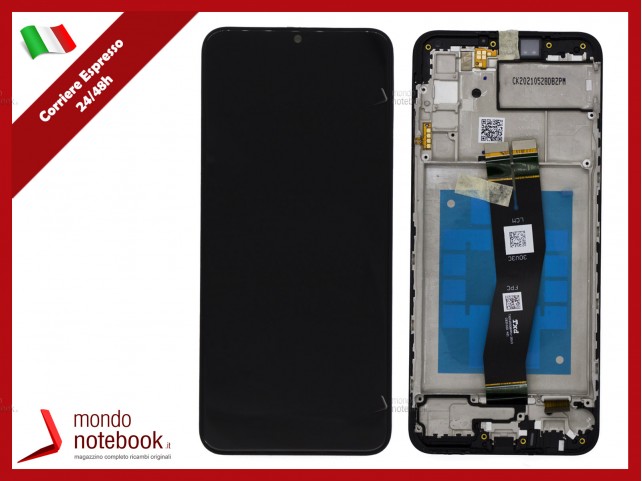 Display LCD con Vetro Touch Screen SAMSUNG SM-A025F Galaxy A02s LCD NERO Display LCD con Vetro Touch Screen SAMSUNG SM-A025F Galaxy A02s LCD NERO