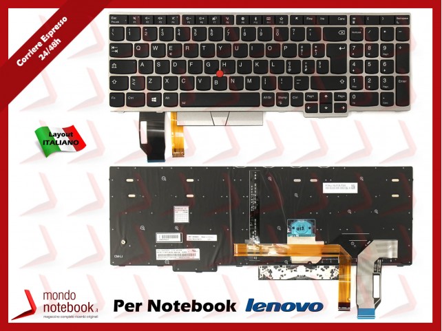 Tastiera Notebook Lenovo Thinkpad E580 L580 - Italiana Tastiera Notebook Lenovo Thinkpad E580 L580 - Italiana