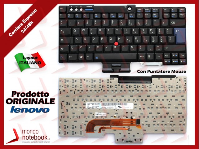Tastiera Notebook Lenovo ThinkPad W500 W700 W701 R400 R500 R60 R61 T60 T61 Z60 Z61 Tastiera Notebook Lenovo ThinkPad W500 W700 W701 R400 R500 R60 R61 T60 T61 Z60 Z61